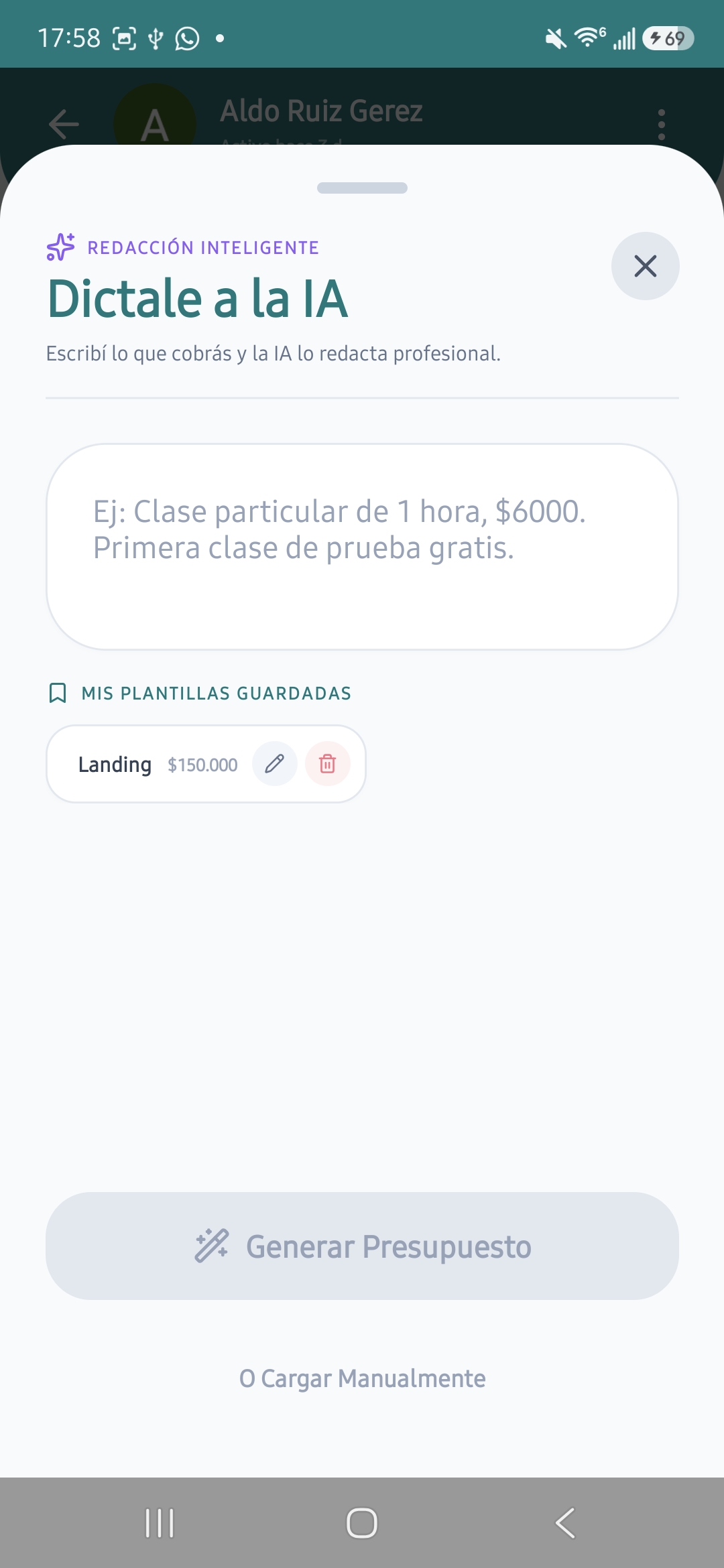Presupuestos con ResolvIA